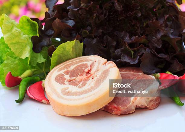 Raw Pork And Variety Vegetables Stock Photo - Download Image Now - Basil, Beef, Dieting