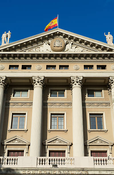 istock Military government building barcelona 521778445