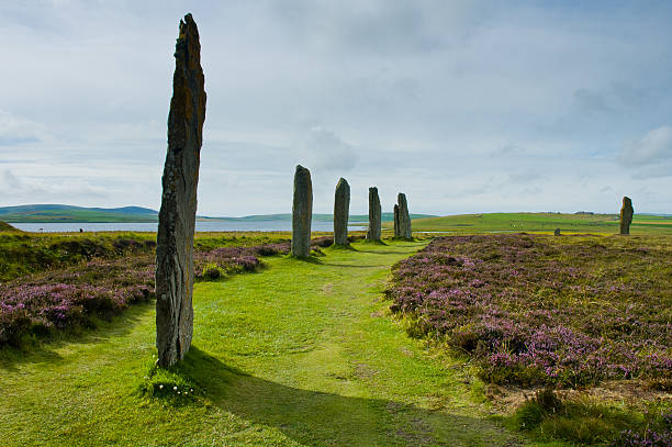 istock Stenness stone circle view in Orkney island, Scotland 521779339