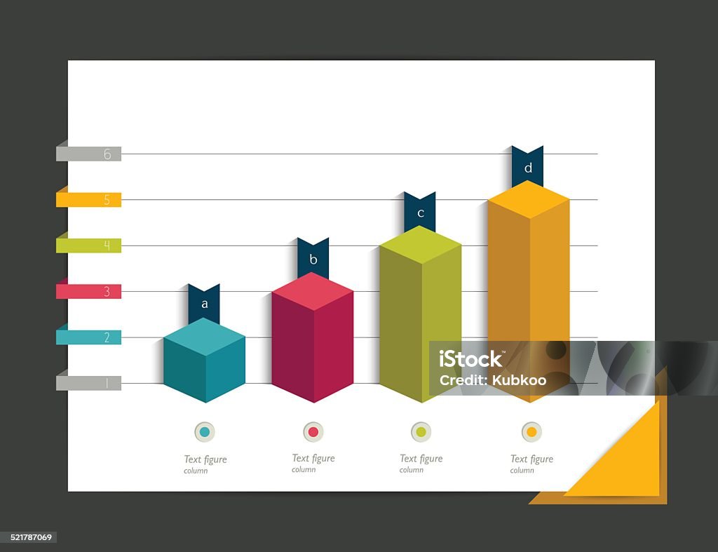 Graph Chart Infographic Elements Stock Illustration - Download Image ...