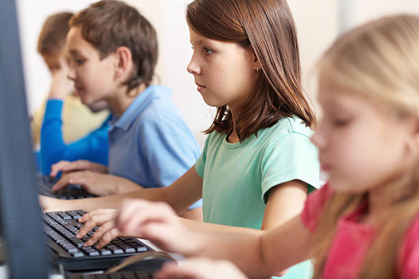 istock Schoolgirl at lesson 521788889