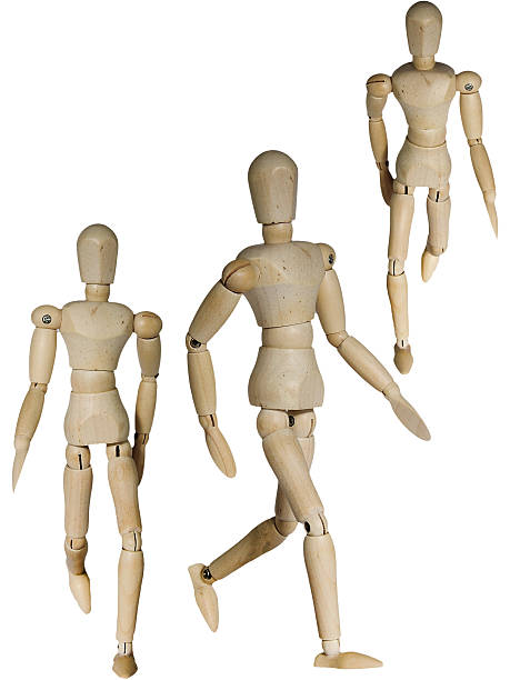 istock Walking Wooden Mannequin 521790515