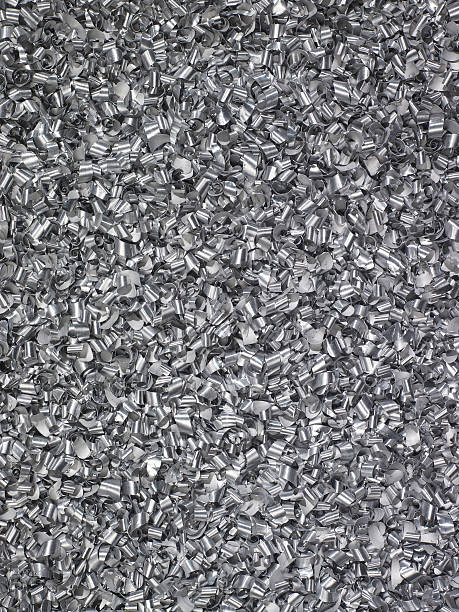 istock Aluminum chips gathered for recycling 521793007