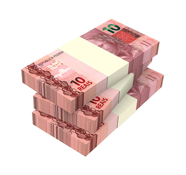 istock Brazilian reais isolated on white background 521794179