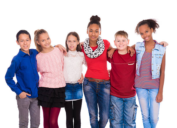 istock teenagers with different clothes standing together 521796894
