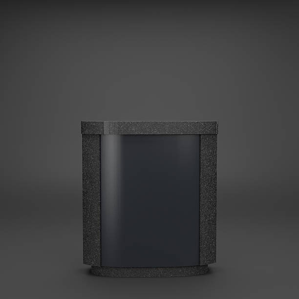 istock black desk or booth  and black 521797930