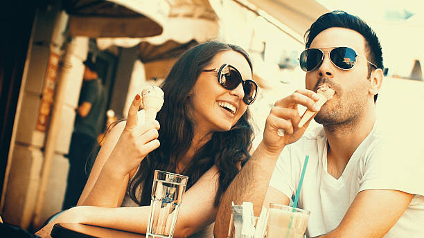 istock Couple eating ice cream. 521798678
