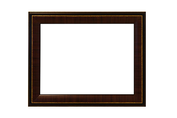 istock wooden photo frame isolated on white 521800341