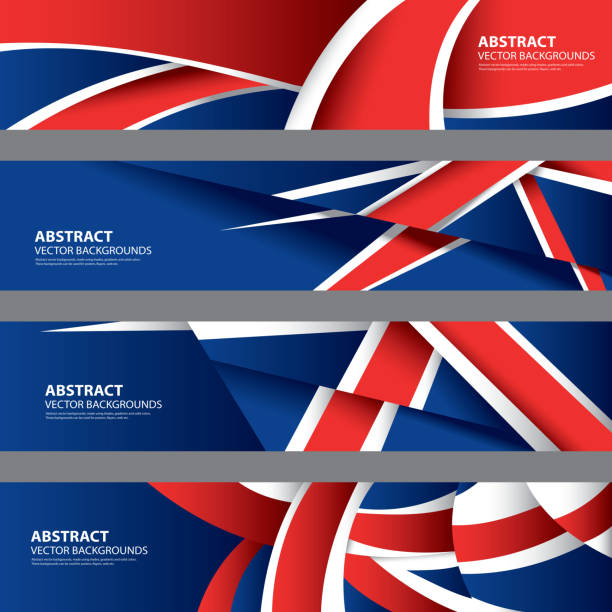 ilustraciones, imágenes clip art, dibujos animados e iconos de stock de fondo abstracto reino unido, bandera inglesa (arte vectorial) - british flag vector uk national flag