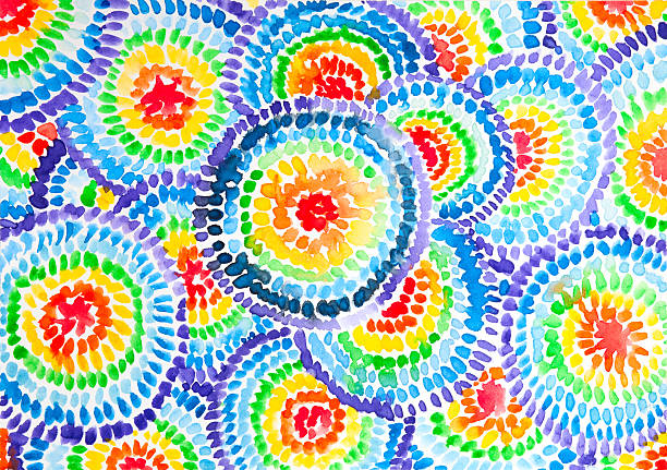 istock Abstract hand painted watercolor background 521801610