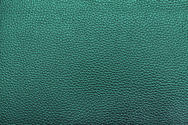 istock Green leather texture, Green leather bag, Green leather background. 521801678