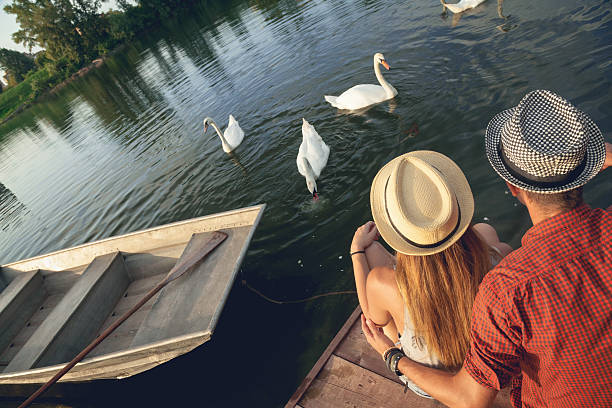 istock Young Couple Enjoying Near River 521803709