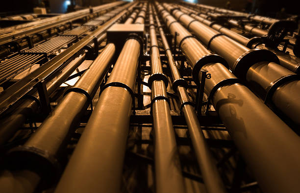 istock Cargo line of oil tanker 521805442