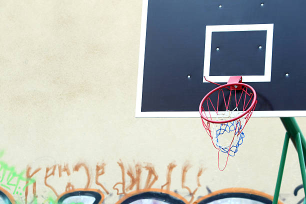 istock Basketball hoop close up 521805669