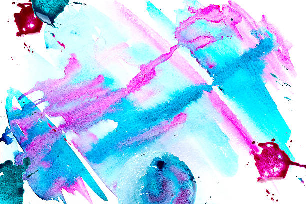 istock Abstract handpainted watercolor  background 521807370