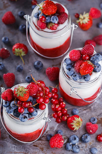 istock Yogurt,homemade,with fresh berries 521810556
