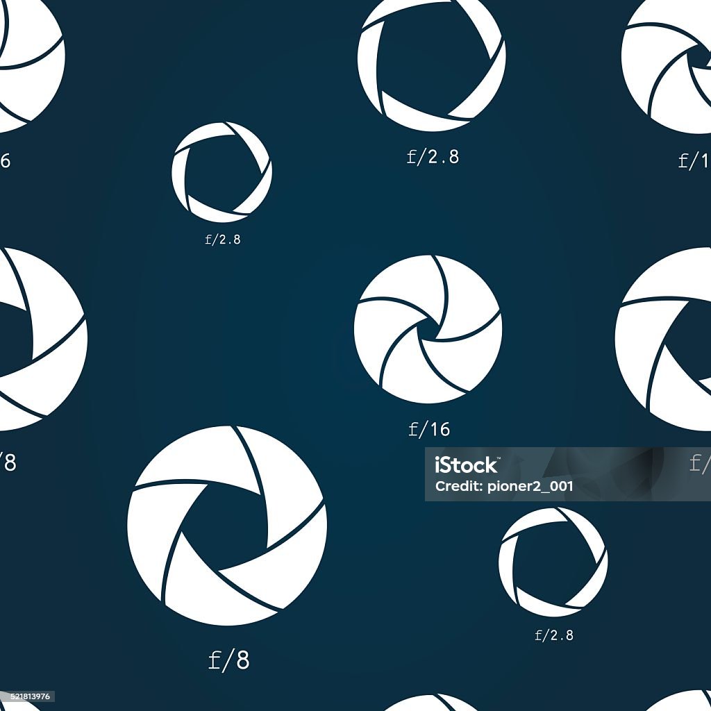 Aperture Pattern Pattern With Aperture Camera Stock Illustration - Download Image Now ...