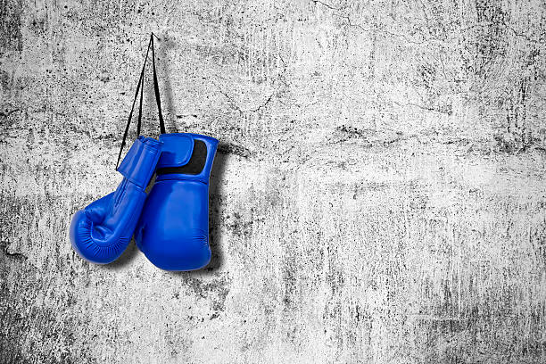 istock Boxing gloves on the wall 521814718