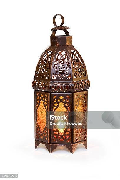 Islamic Lantern Stock Photo - Download Image Now - Lantern, Islam, Cut Out