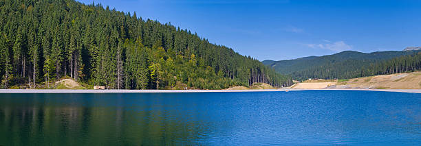 istock Blue lake in the highlands. Ukrainian Carpathians 521817105