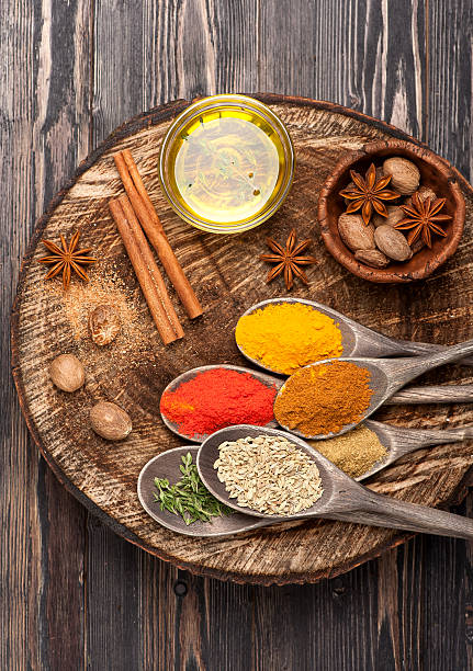 istock Spices, herbs and olive  oil 521817325