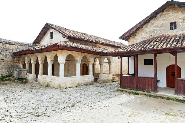 istock Kenesa (synagogue) - chufut-kale town, Crimea 521818759