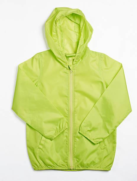 istock green Rain Coat with Hood 521819164