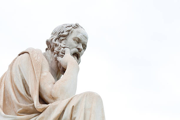 socrate statue - philosopher photos et images de collection