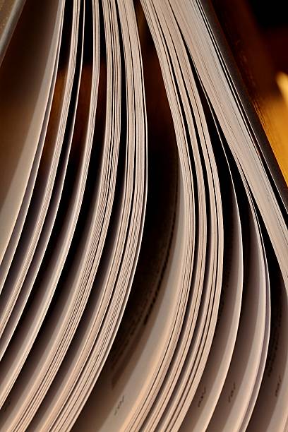 istock Closeup of an open book 521822689