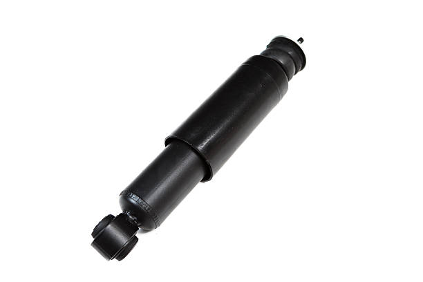 istock shock absorber for front wheels  motor vehicles, isolated on white 521823303