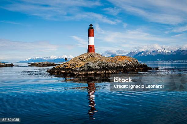 Lighthouse Of The End Of The World Stock Photo - Download Image Now - Ushuaia, Argentina, Beagle Channel