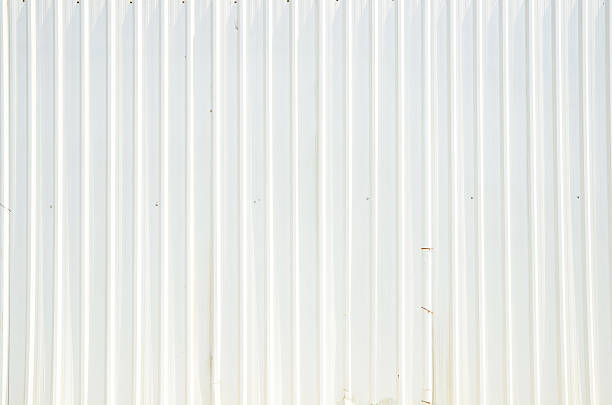 istock metal plate fence background 521824321