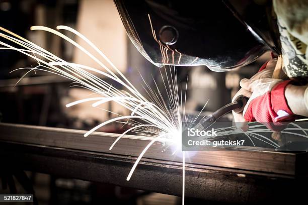 Welding Steel Stock Photo - Download Image Now - Welding, Welder, Steel