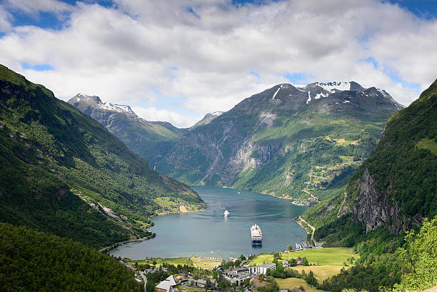 istock Geiranger fjord view 521828315