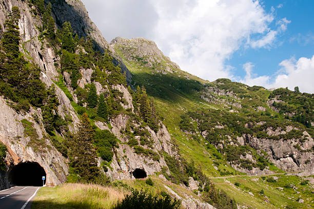 istock Tunnel Road - Switzerland 521830485