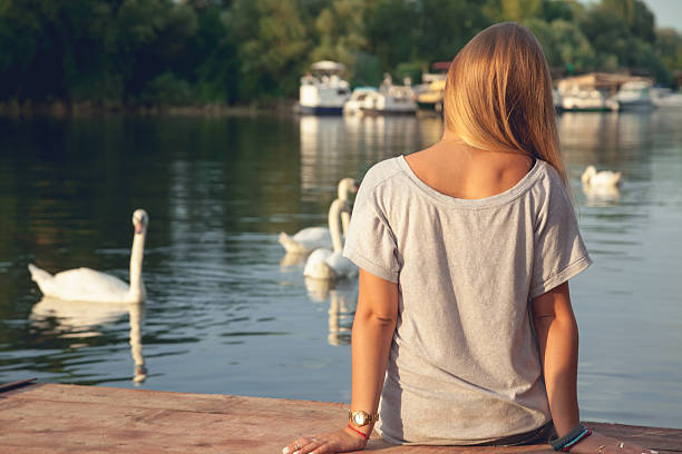 istock Young Girl Enjoying Near River 521830819