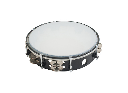 Tambourine the one of the music instrument