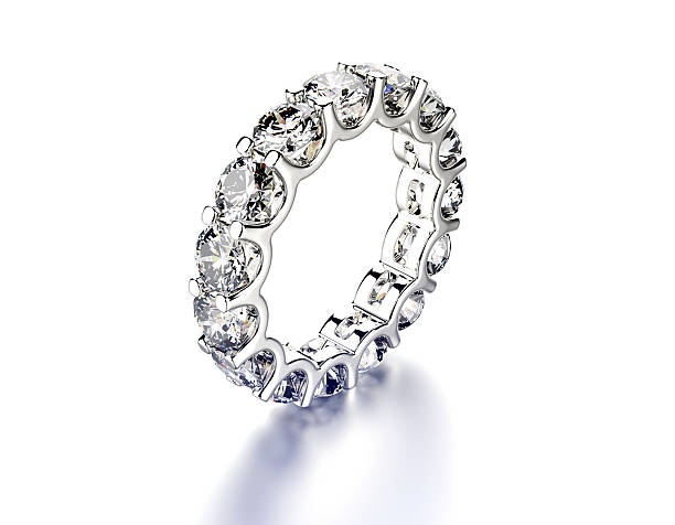 istock Luxury ring with diamond. Jewelry background 521832489