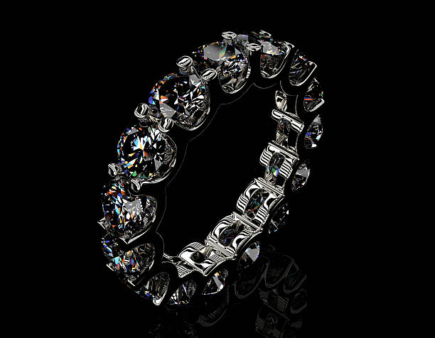 istock Engagement Ring with Diamond. Jewelry background 521833361