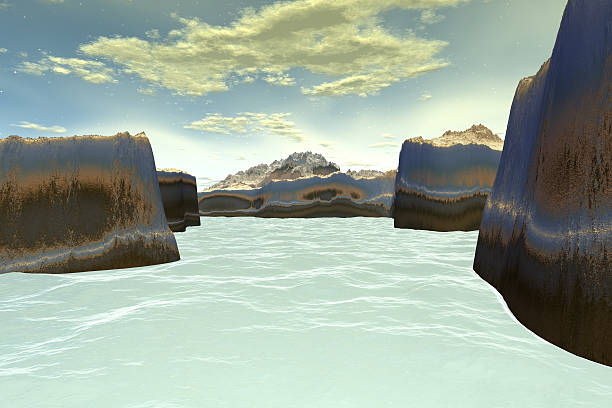 istock 3d rendered fantasy alien planet 521834421