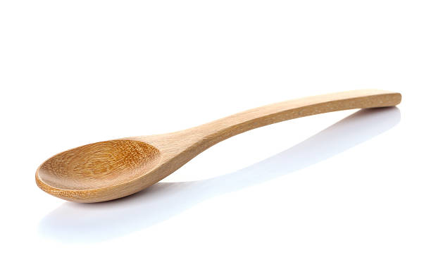 istock Wooden spoon on White background 521835619