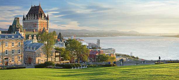 Quebec City Skyline stock photo