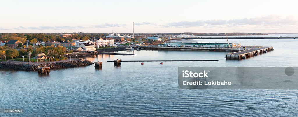 Charlottetown Cruise Port Panorama - Lizenzfrei Charlottetown Stock-Foto