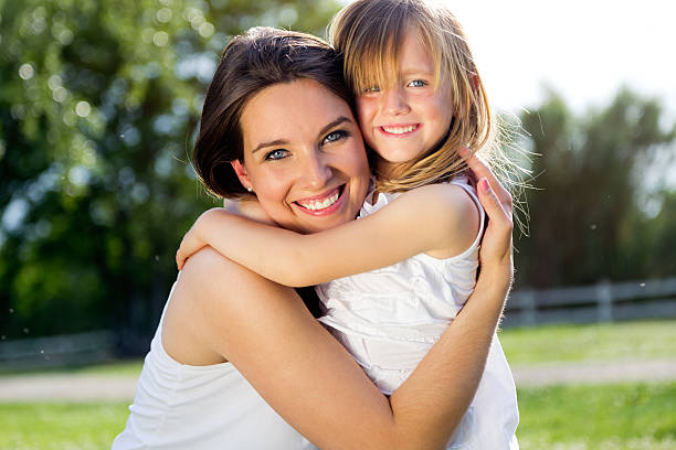 istock Mother and daughter having fun outdoors 521850009