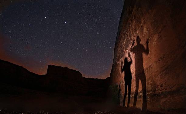 istock shadowglyphs at canyon de chelly 521851125