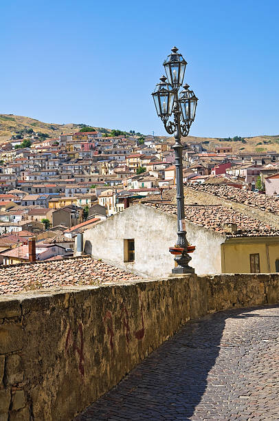 istock Panoramic view of Oriolo. Calabria. Italy. 521854489