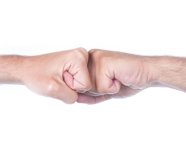 두 fists - contest togetherness human hand unity 뉴스 사진 이미지