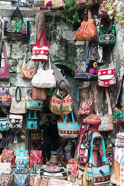 istock Embroidered Bags Grand Bazaar Istanbul 521873579