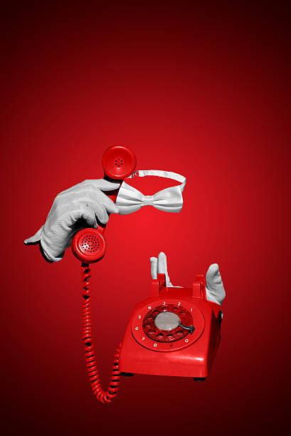 Invisible man on the phone.