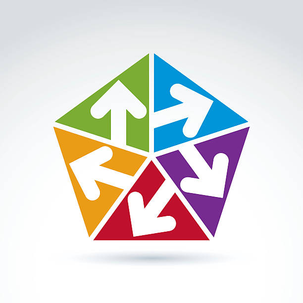 130+ Multidirectional Sign Stock Illustrations, Royalty-Free Vector ...